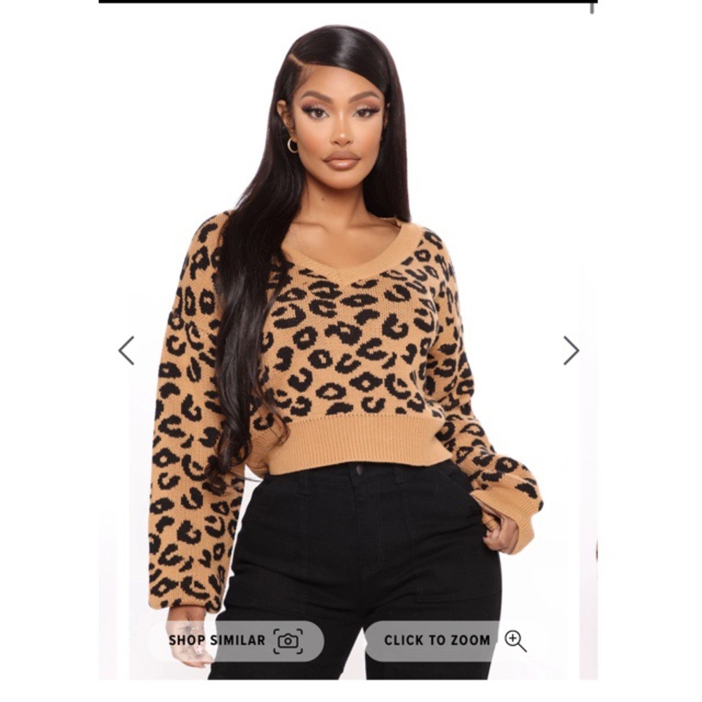 Pullover sweater camel/combo